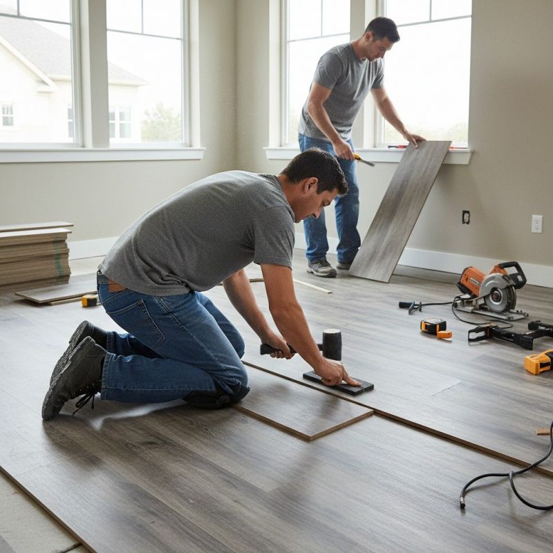 Our team working on Flooring Service projects in Lancaster County, PA