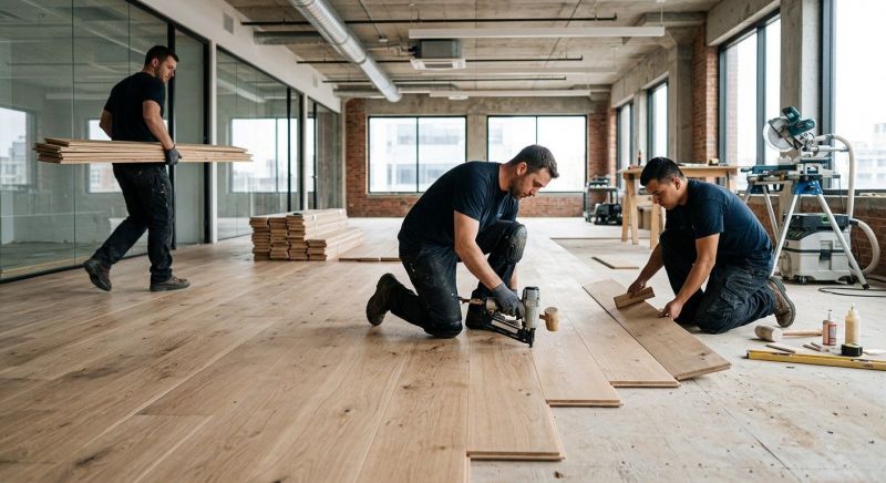 Commercial Hardwood Service in Reinholds, PA