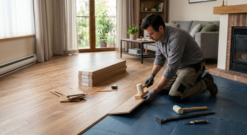 Laminate Floor Installation in Hershey, PA