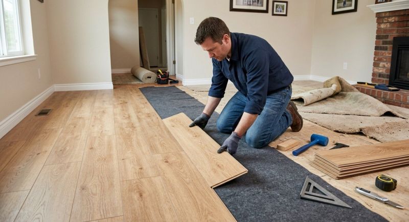 Laminate Floor Remodeling in Lancaster County, PA