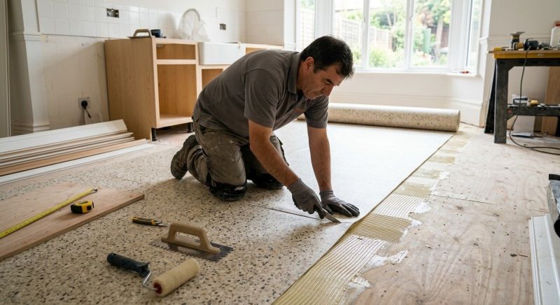 Linoleum Floor Installation in Brogue, PA