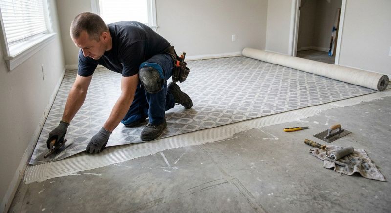 Sheet Flooring Installation in Hershey, PA