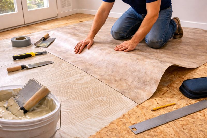 Sheet Flooring Installation in Lancaster County, PA