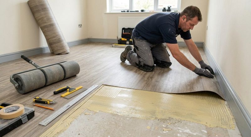 Sheet Linoleum Installation in Lancaster County, PA